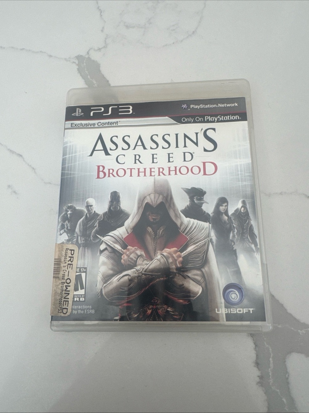 Assassin's Creed Brotherhood PS3 Game - White & Red